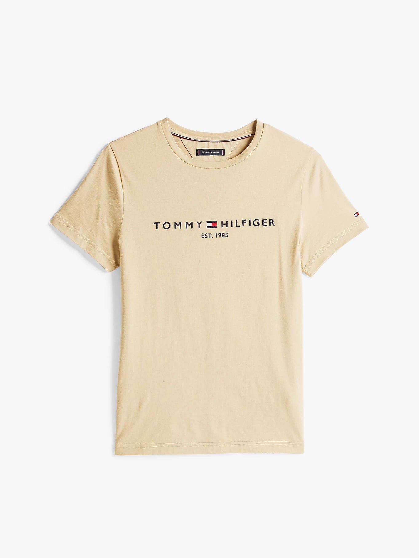 T-shirt ajusté en jersey à logo brodé