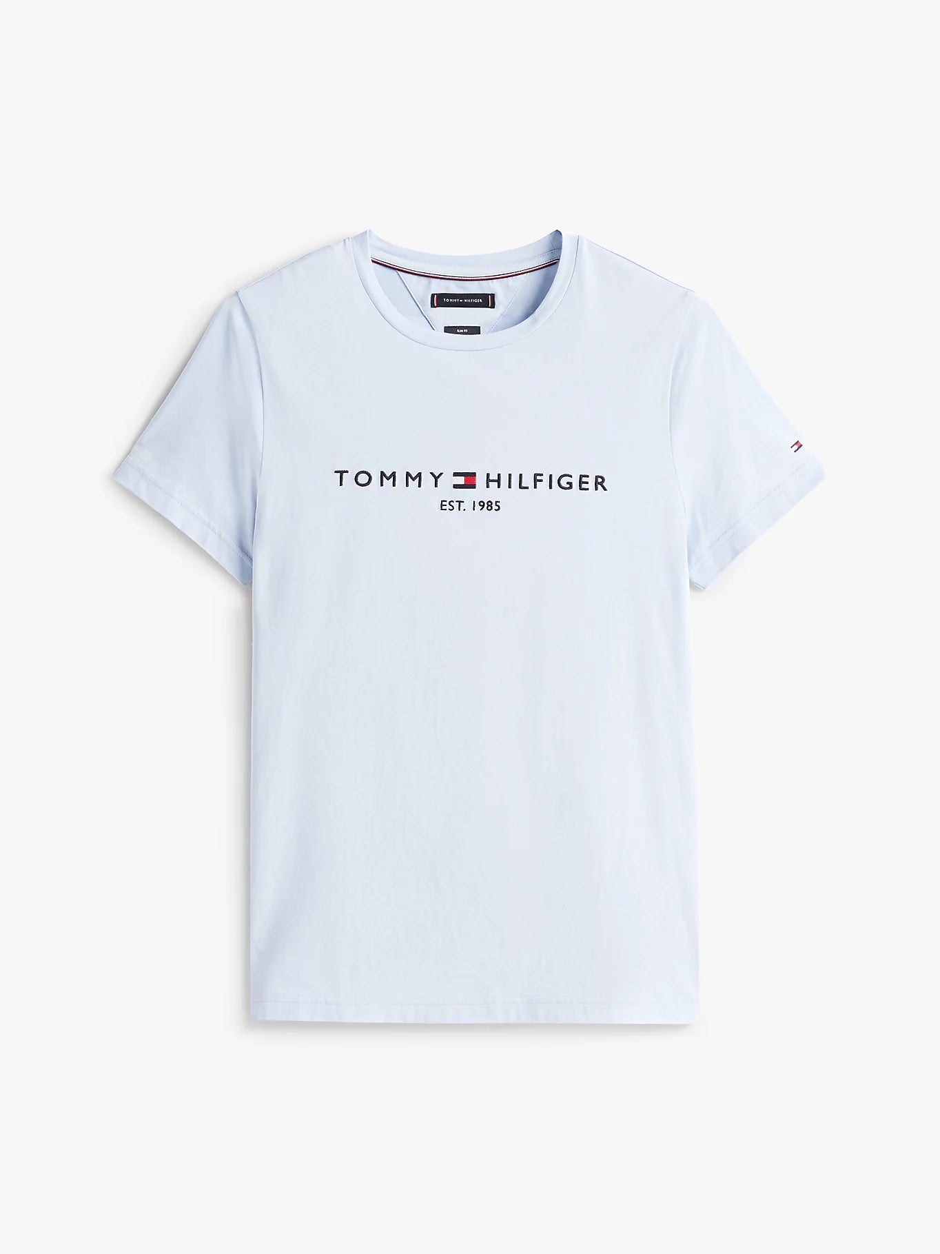 T-shirt ajusté en jersey à logo brodé
