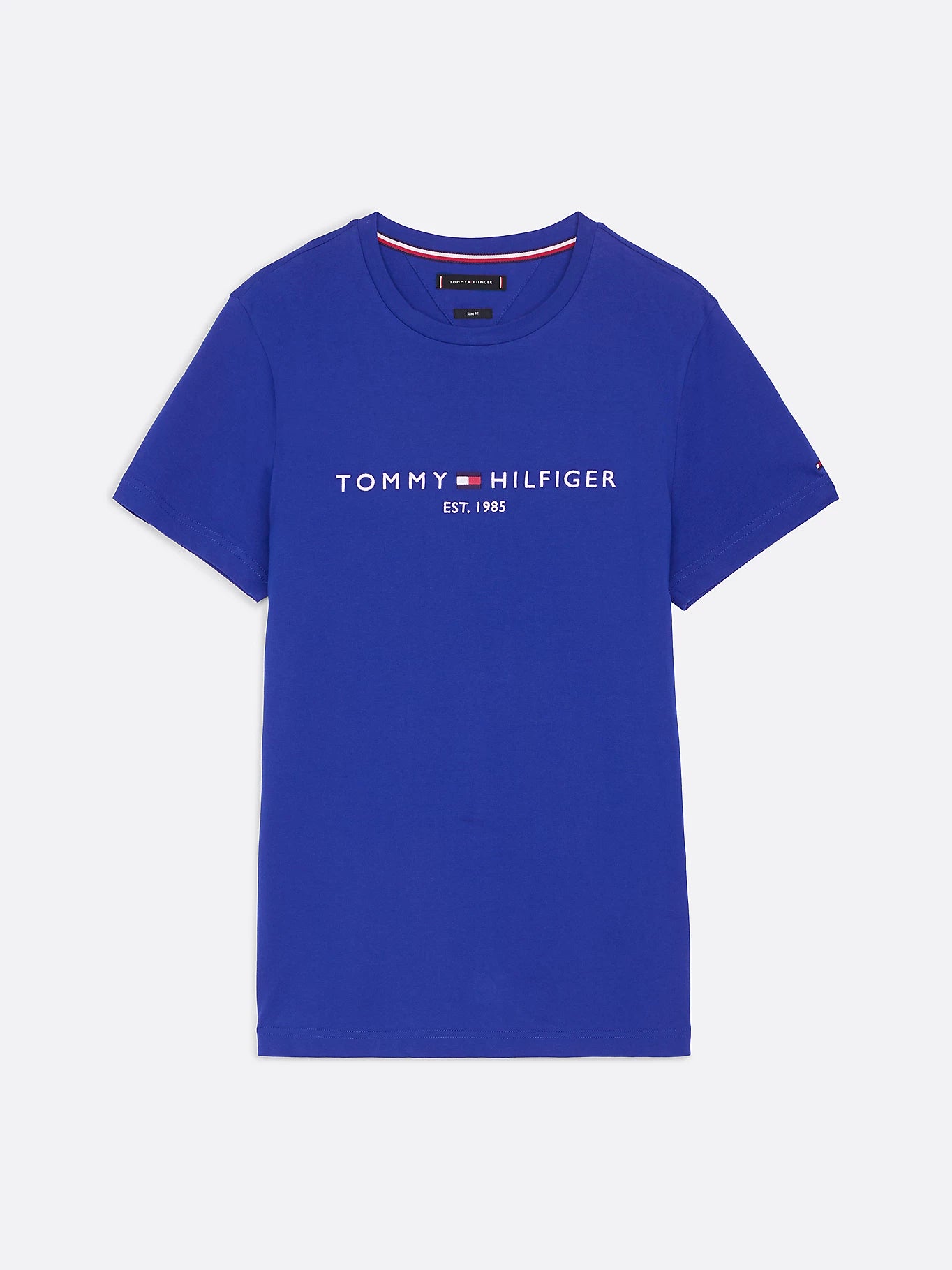 T-shirt ajusté en jersey à logo brodé