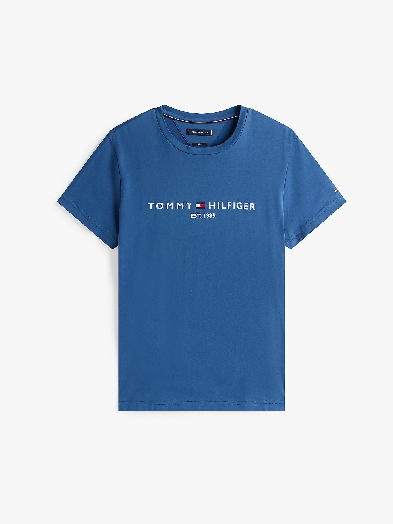 T-shirt ajusté en jersey à logo brodé