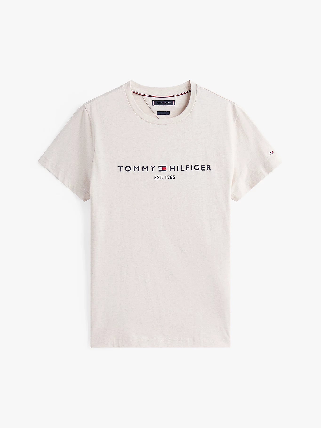 T-shirt ajusté en jersey à logo brodé
