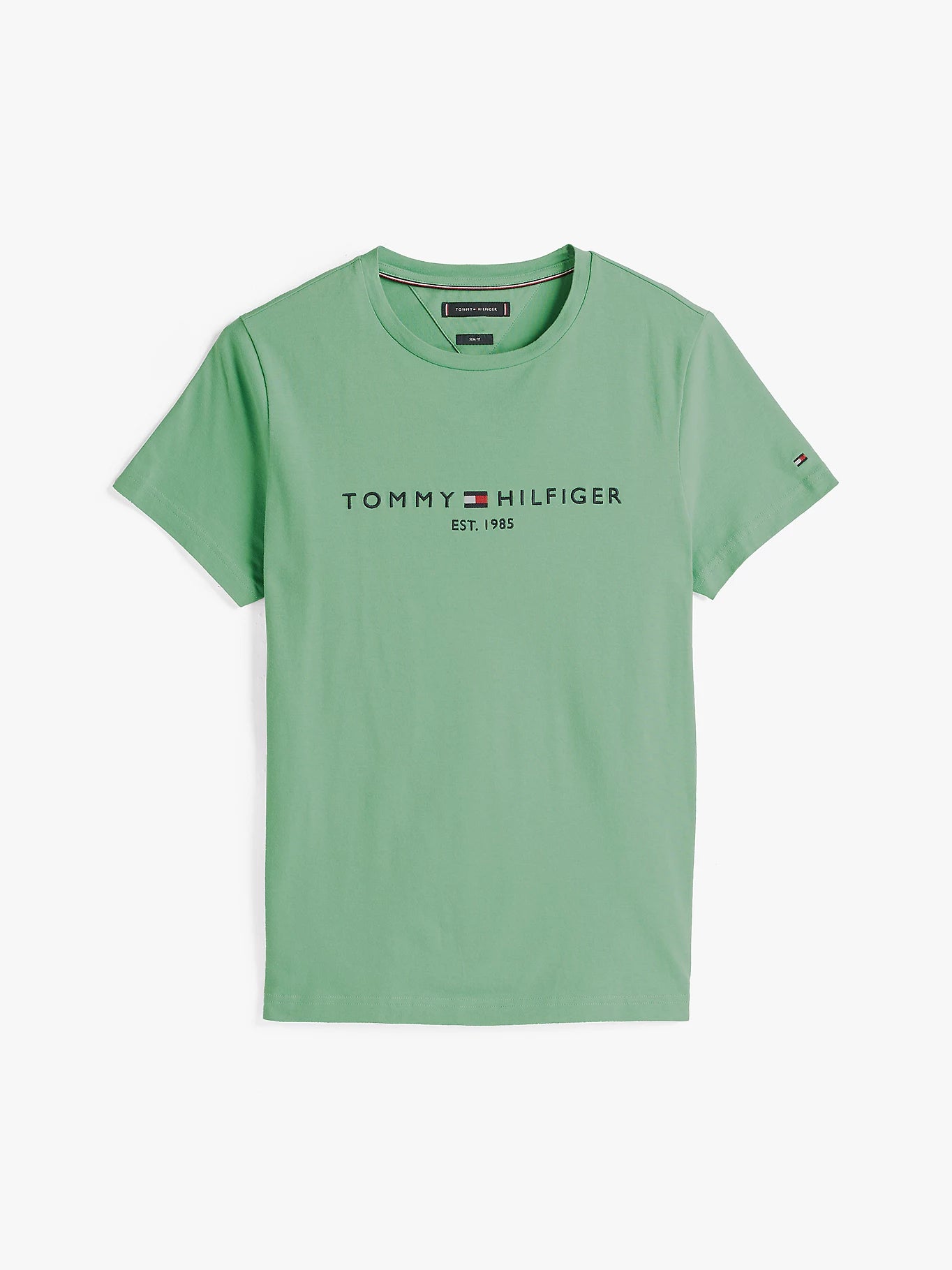 T-shirt ajusté en jersey à logo brodé