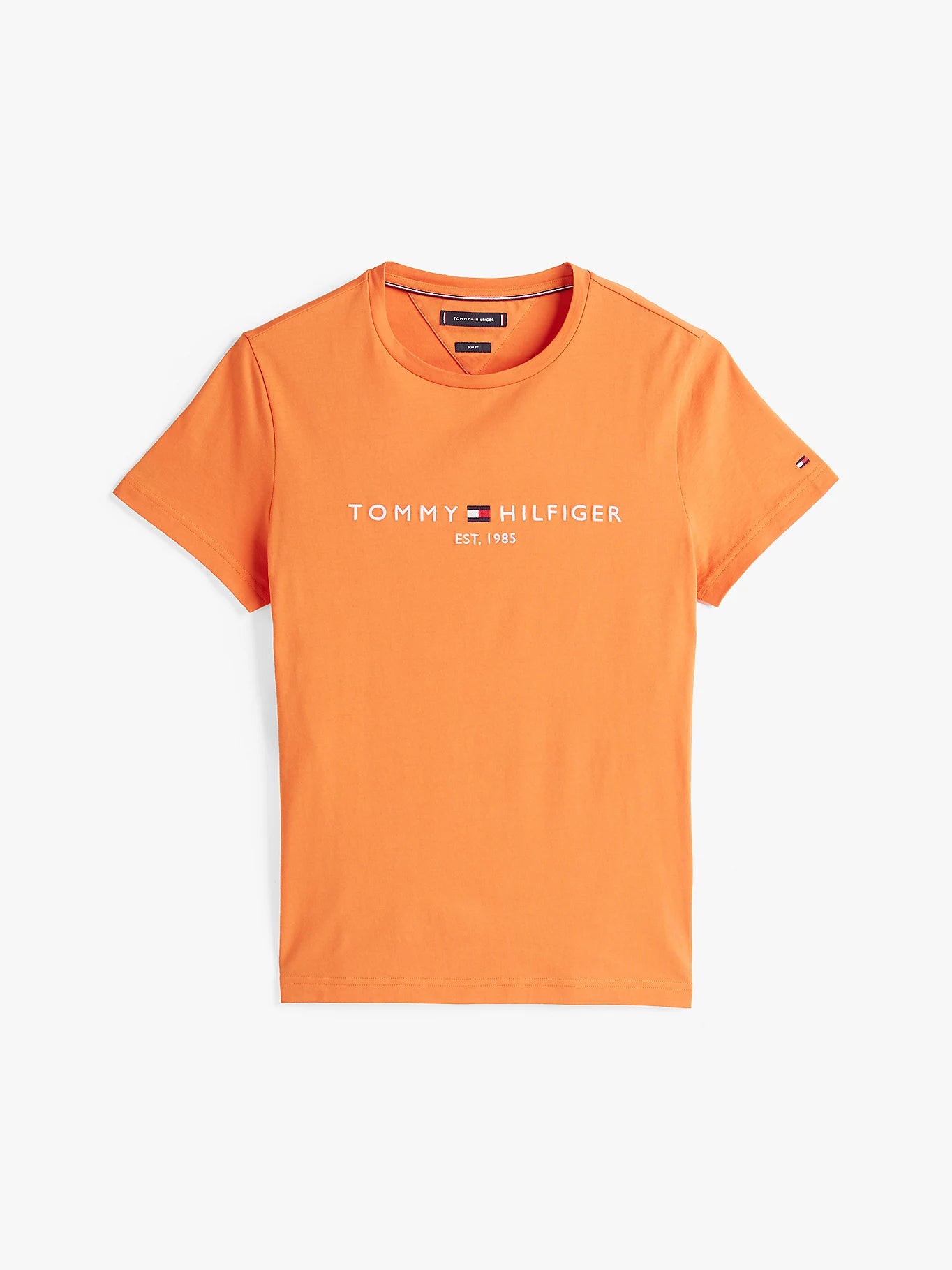 T-shirt ajusté en jersey à logo brodé